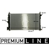 MAHLE CR 1101 000P Kühler, Motorkühlung