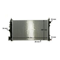 MAHLE CR 1101 000P Kühler, Motorkühlung