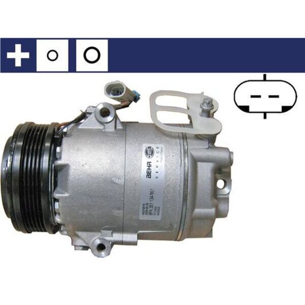 MAHLE ACP 45 000S Kompressor, Klimaanlage