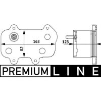 MAHLE CLC 61 000P Ölkühler, Motoröl