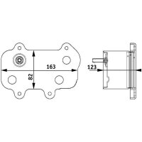 MAHLE CLC 61 000P Ölkühler, Motoröl