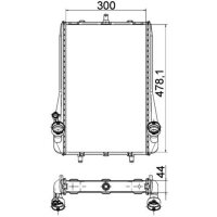 MAHLE CR 1396 000P Kühler, Motorkühlung