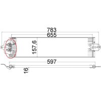 MAHLE CLC 49 000P Ölkühler, Automatikgetriebe