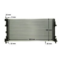 MAHLE CR 1096 000P Kühler, Motorkühlung