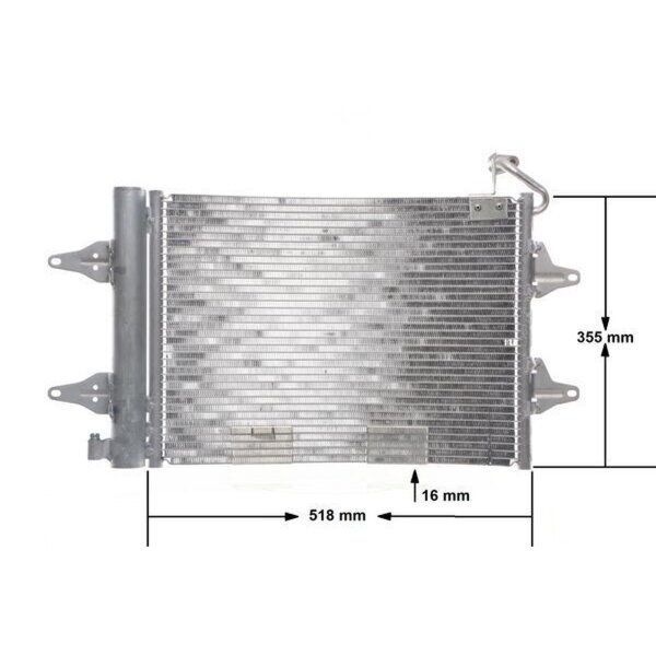MAHLE AC 359 000S Kondensator, Klimaanlage