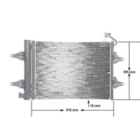 MAHLE AC 359 000S Kondensator, Klimaanlage