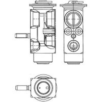 MAHLE AVE 114 000P Expansionsventil, Klimaanlage