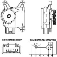 MAHLE AA 16 000P Stellelement, Mischklappe