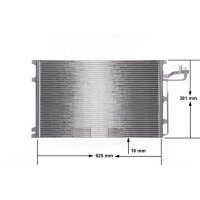 MAHLE AC 551 001S Kondensator, Klimaanlage