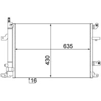 MAHLE AC 497 000S Kondensator, Klimaanlage