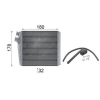 MAHLE AH 192 000P Wärmetauscher, Innenraumheizung