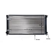 MAHLE CR 414 000S Kühler, Motorkühlung