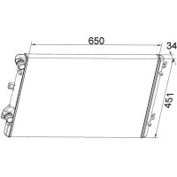 MAHLE CR 1538 000S Kühler, Motorkühlung