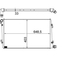 MAHLE CR 1203 000S Kühler, Motorkühlung