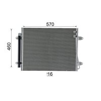 MAHLE AC 734 000P Kondensator, Klimaanlage