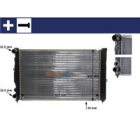 MAHLE CR 647 000S Kühler, Motorkühlung