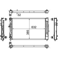 MAHLE CR 647 000S Kühler, Motorkühlung