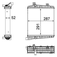 MAHLE CR 1186 000P Kühler, Motorkühlung