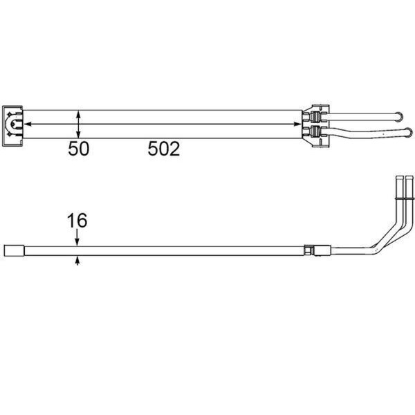 MAHLE CLC 109 000P Ölkühler, Lenkung
