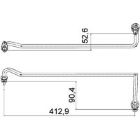MAHLE AHX 4 000P Ölschlauch