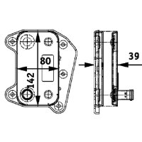 MAHLE CLC 52 000P Ölkühler, Motoröl
