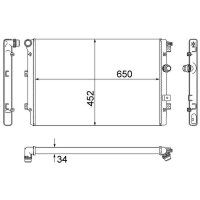 MAHLE CR 2032 000S Kühler, Motorkühlung