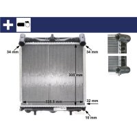 MAHLE CR 370 000S Kühler, Motorkühlung