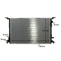 MAHLE CR 1023 000P Kühler, Motorkühlung