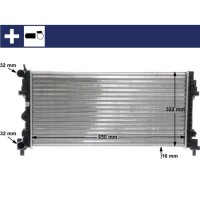 MAHLE CR 2081 000S Kühler, Motorkühlung