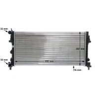 MAHLE CR 2081 000S Kühler, Motorkühlung