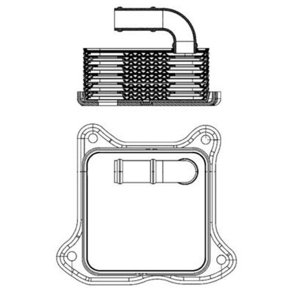 MAHLE CLC 2 000S Ölkühler, Motoröl