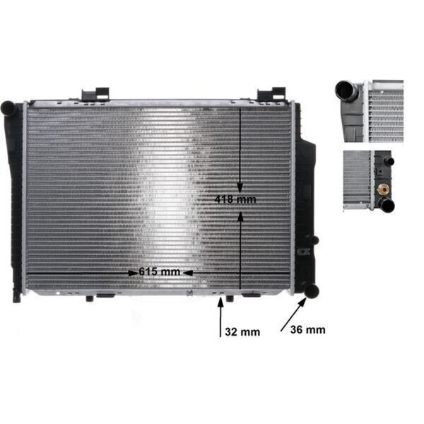 MAHLE CR 270 000S Kühler, Motorkühlung