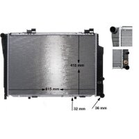 MAHLE CR 270 000S Kühler, Motorkühlung