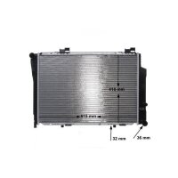 MAHLE CR 270 000S Kühler, Motorkühlung