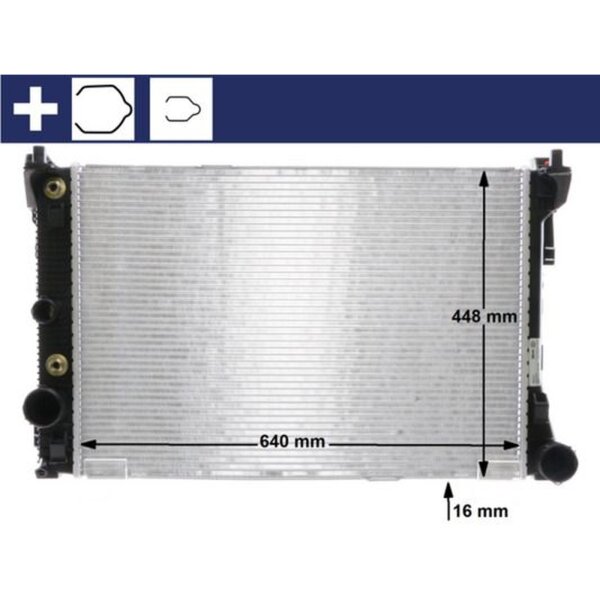 MAHLE CR 988 000S Kühler, Motorkühlung
