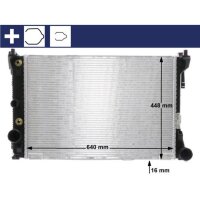 MAHLE CR 988 000S Kühler, Motorkühlung