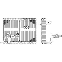 MAHLE AE 124 000P Verdampfer, Klimaanlage