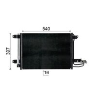 MAHLE AC 324 000S Kondensator, Klimaanlage