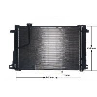 MAHLE AC 786 000S Kondensator, Klimaanlage