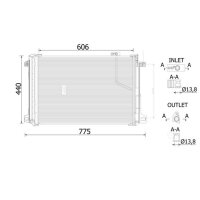 MAHLE AC 786 000S Kondensator, Klimaanlage