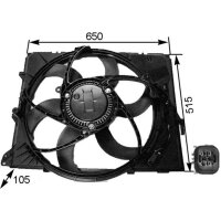 MAHLE CFF 264 000S Lüfter, Motorkühlung