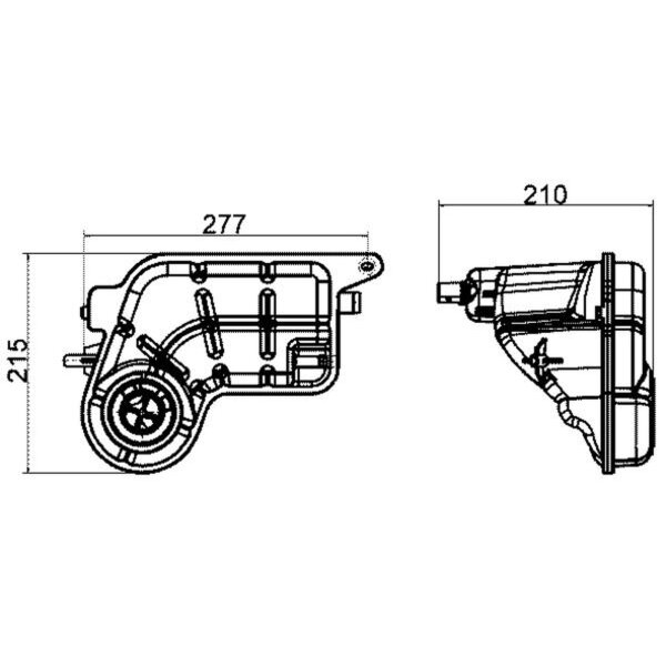 MAHLE CRT 20 000S Ausgleichsbehälter, Kühlmittel