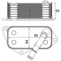 MAHLE CLC 12 001S Ölkühler, Motoröl