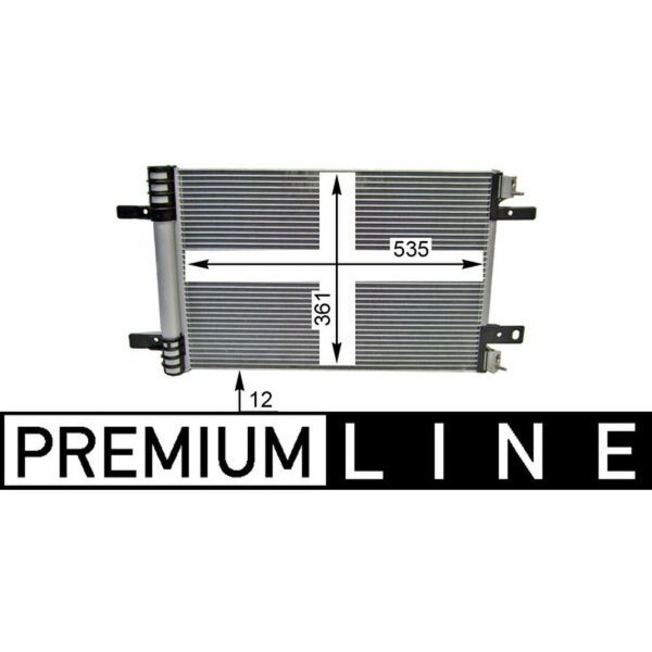 MAHLE AC 886 000P Kondensator, Klimaanlage