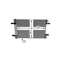 MAHLE AC 886 000P Kondensator, Klimaanlage