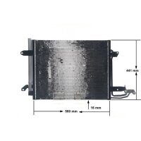 MAHLE AC 325 000S Kondensator, Klimaanlage