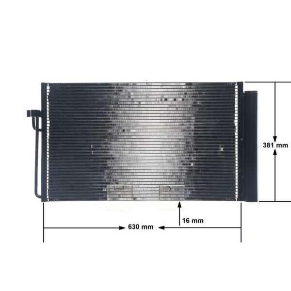 MAHLE AC 345 000S Kondensator, Klimaanlage