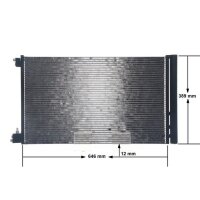 MAHLE AC 552 000S Kondensator, Klimaanlage