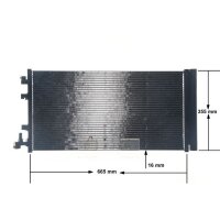 MAHLE AC 630 000S Kondensator, Klimaanlage