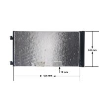 MAHLE AC 751 000S Kondensator, Klimaanlage
